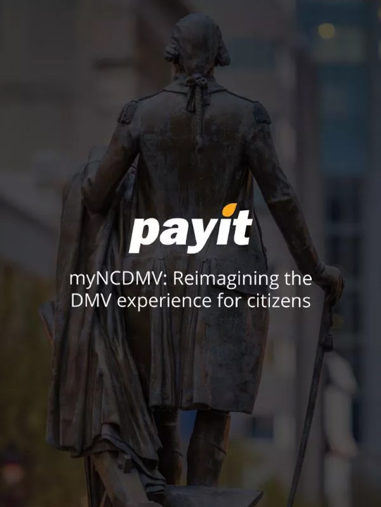PDF Cover Image of MyNCDMV Citizen Experience by PayIt
