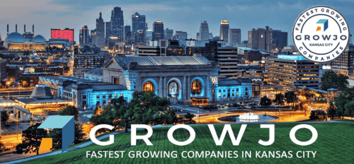 Promotional banner of GROWJO Fastest Growing Companies in. Kansas City promotional
