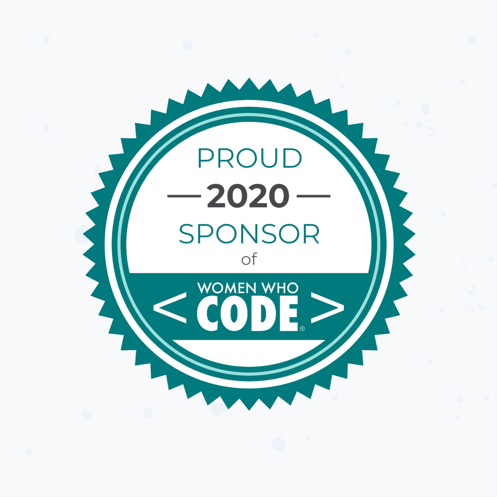 Logo of 2020 Women Who Code Sponsor